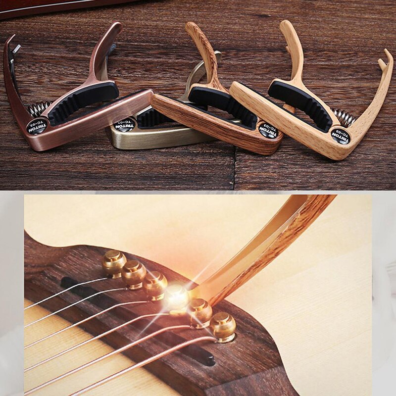 Akustisk gitarr capo legering metall elektrisk gitarr akustisk gitarr ukulele capo gitarr capo musikinstrument gitarr tillbehör