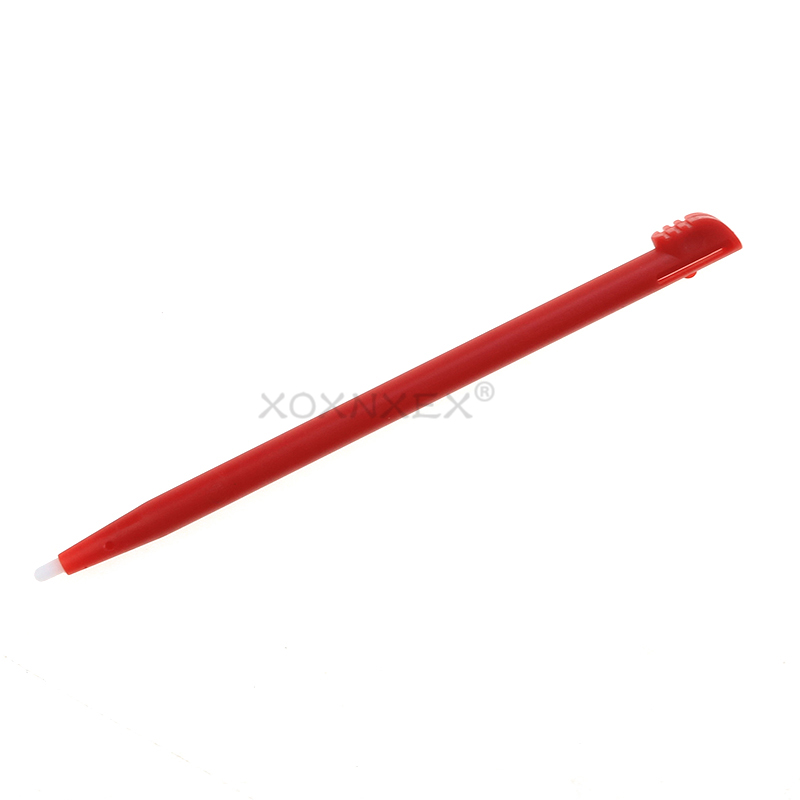 XOXNXEX-10 piezas para Nintendo DSI NDSI XL Stylus, bolígrafo táctil para NDSI XL, solo más largo de lo Normal DS, negro y rojo