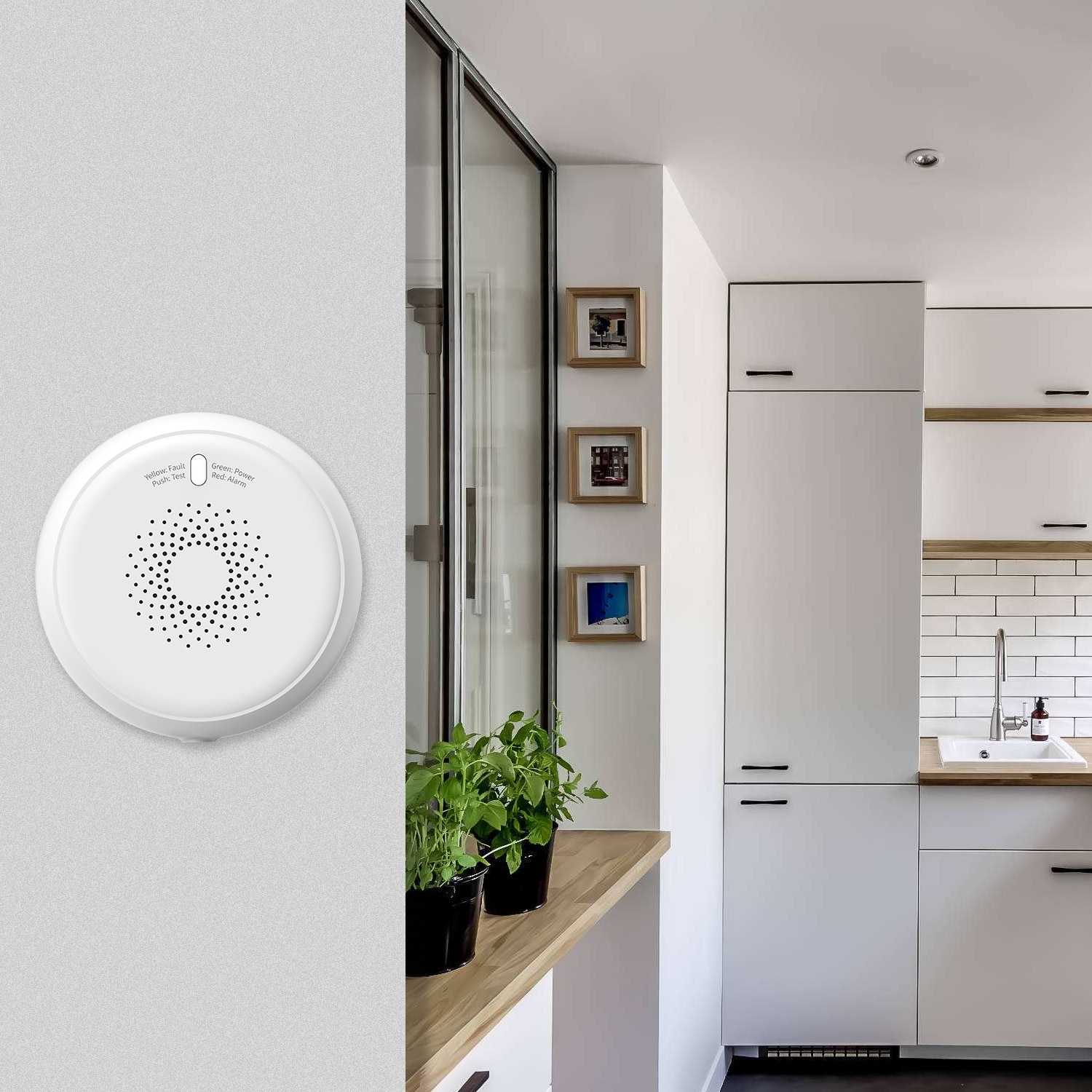 Zigbee Gas Sensor Gas Lekkage Sensor Draadloze Alarm Sensor Automatische Intelligente Huishoudelijke Alarm Sensor Wit RSH_ZigBee-GS01