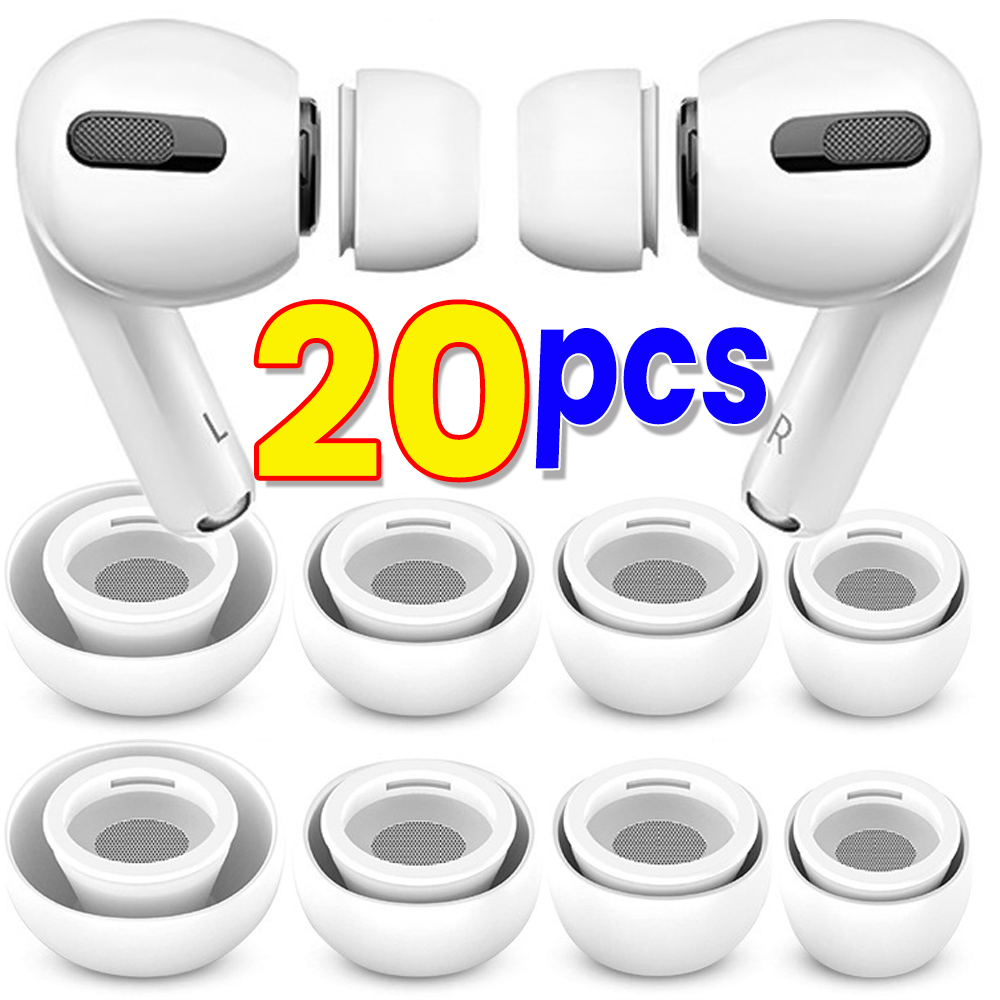 Weiche Silikon-Ohrstöpsel für Airpods Profi 1/2 Gen, schützende Ohrhörer-Abdeckung, Lärmreduzierungsloch, Ohrpolster, Gel-Zubehör, XS/S/M/L
