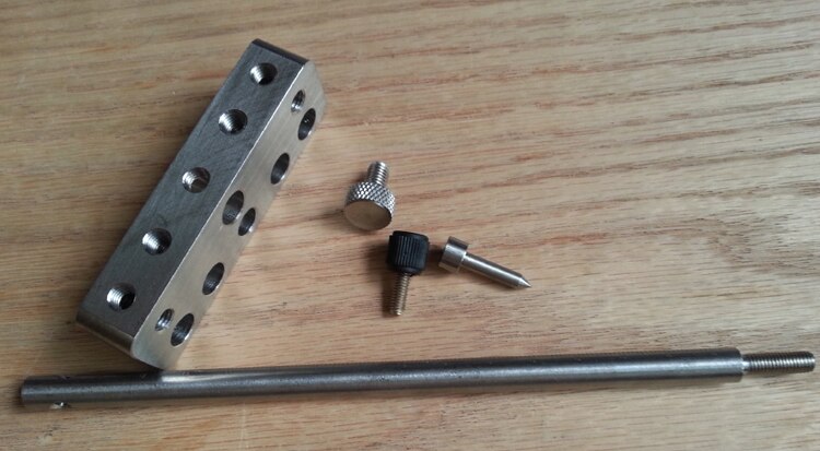Trazador de azulejos de metal para carpintería, acero inoxidable 304 con trazador de escala, herramienta de carpintería