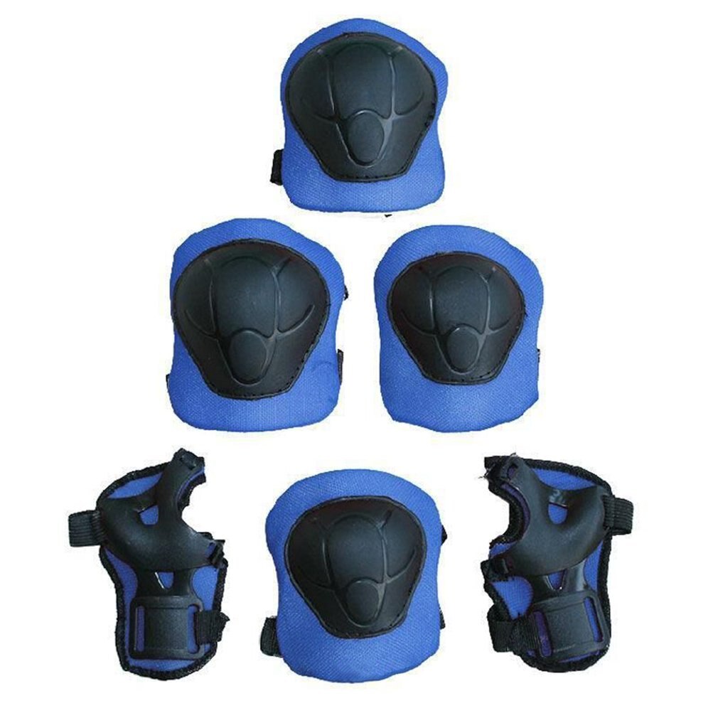 7 Pcs Skating Protective Gear Set Knee Wrist Guard Elbow pads Bicycle Skateboard Ice Skating Roller Knee Protector Guard For Kid