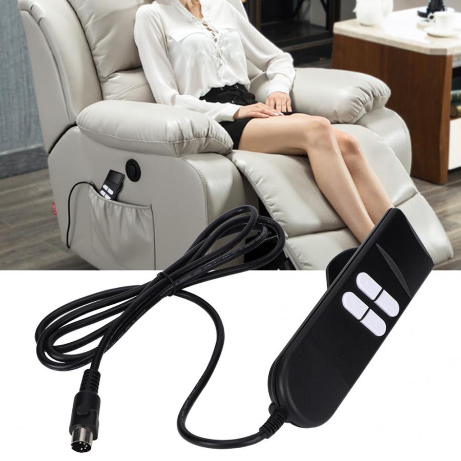 Lift stol knap elektrisk hvilestol controller 4 knap til løft stol elektrisk sofa manuel hånd controller