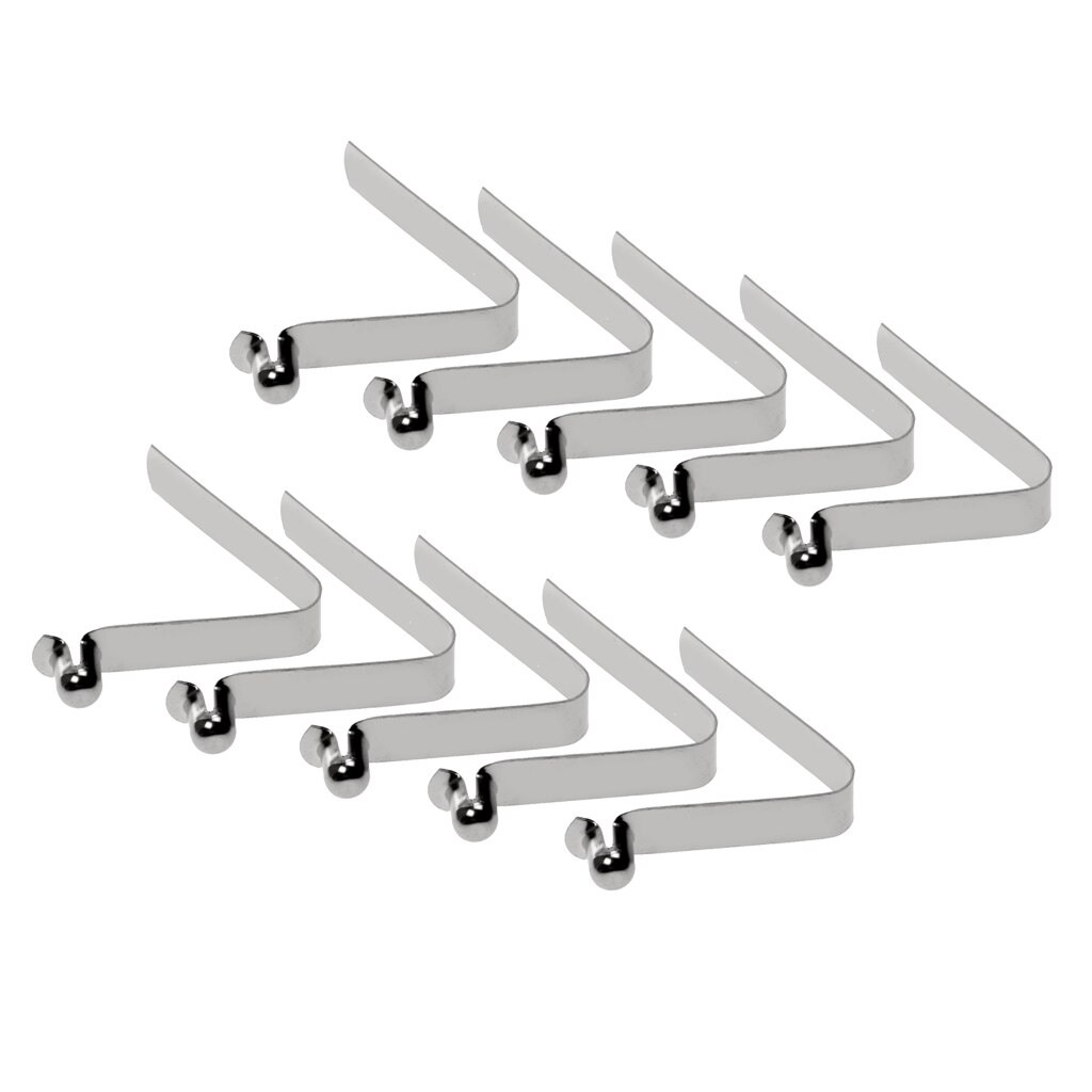 10 Pcs Metal Tent Pole Kayak Paddle Push Button Spring Snap Clip Locking Tube Pin for Telescoping Tubing