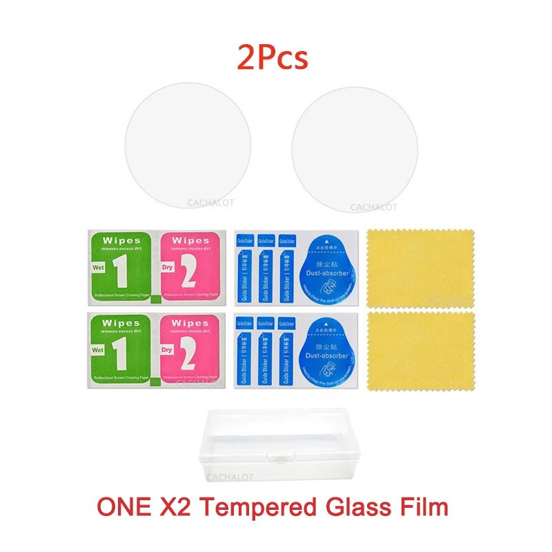 Sunnylife Insta360 Eine X2 PVC Aufkleber Combo Schutzhülle Film Scratch-proof Decals Abnehmbare Haut für Insta360 Eine X2 Zubehör: Tempered glass film2