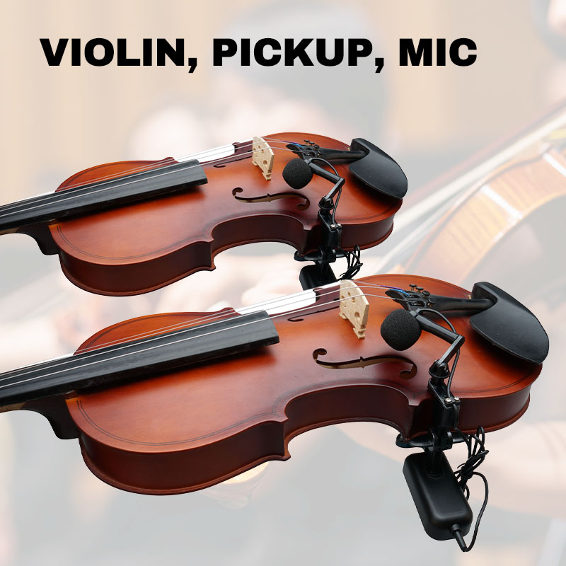 Violin microphone high-fidelity condenser microphone stage performance