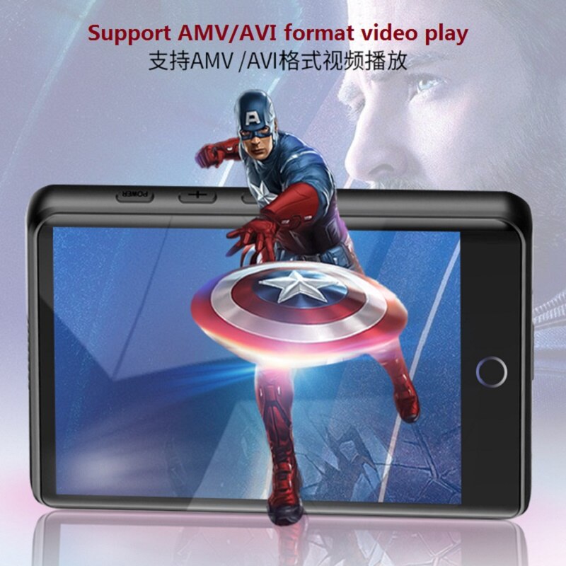 RUIZU M6 Full Touch Screen Bluetooth MP4 player Built-in Speaker 2.8 inch Screen With FM Radio E-Book Video Music Player