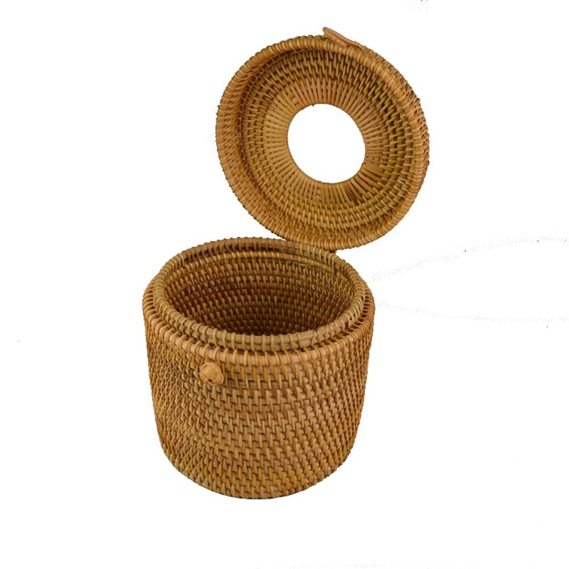 Creativo Nuovo Round Scatola Del Tessuto Rattan Vite Porta Rotolo di Carta  Igienica Distributore di Copertura per il Bagno Per La Casa Albergo Ufficio  - AliExpress