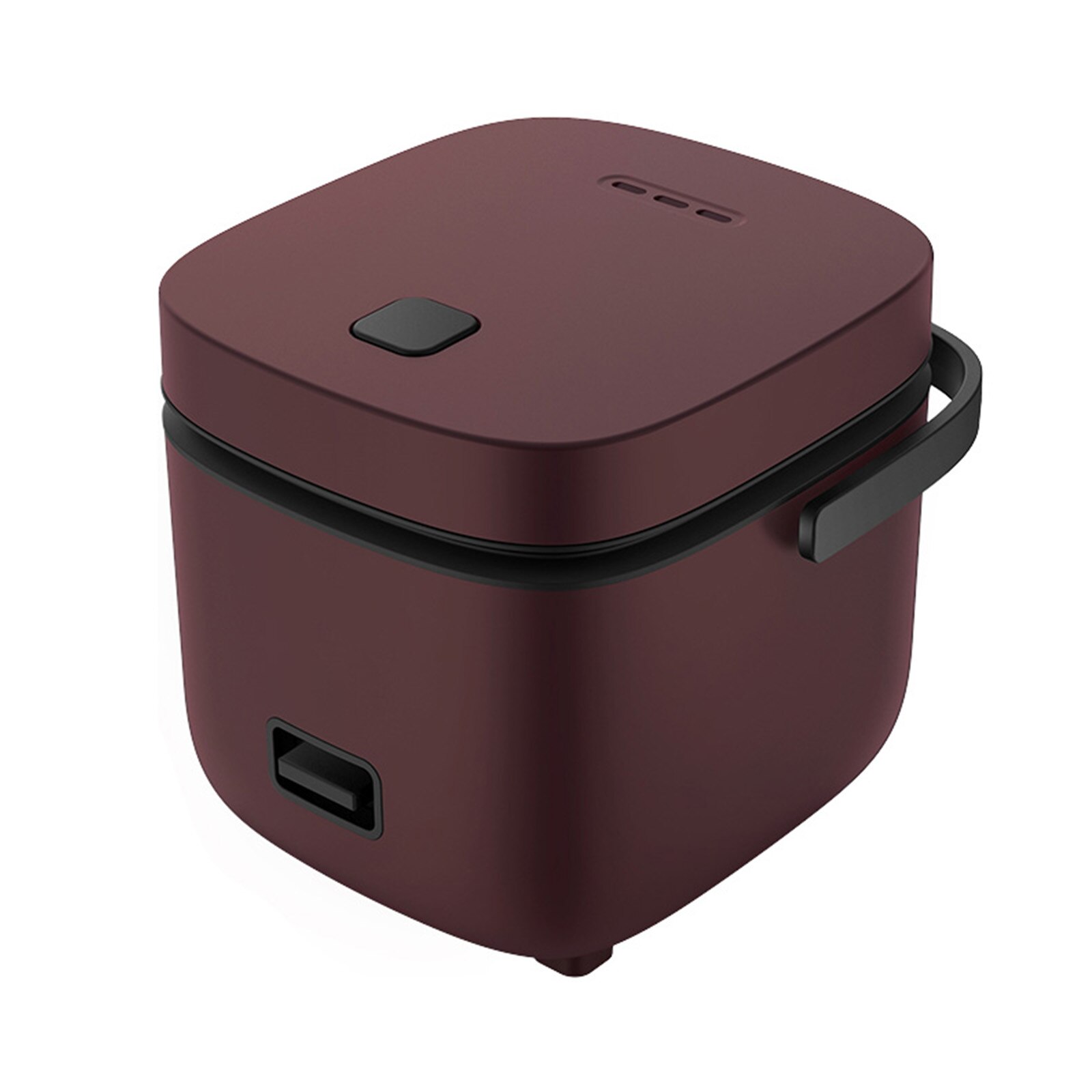 Mini Rice Cooker Multi-function Single Electric Rice Cooker Non-Stick Household Small Cooking Machine Make Porridge Soup EU: Mechanical - Brown / EU