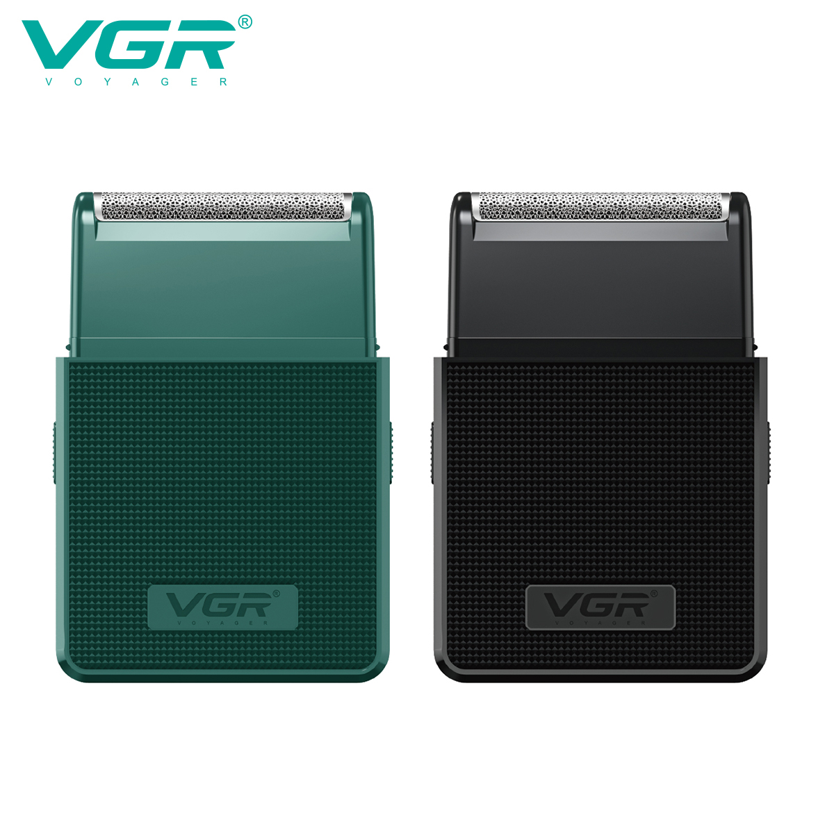 VGR Scheermes Professioneel Scheerapparaat Oplaadbaar Baardtrimmer Draagbaar Scheerapparaat Elektrisch Trimmer Reciprocating Scheerapparaat voor mannen V-376