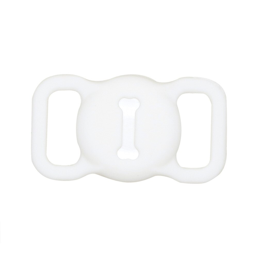 2021new custodia protettiva in Silicone per animali domestici GPS Finder Dog Cat Collar Loop per Apple airtag per Apple localizzatore Tracker dispositivo anti-perso: Rose Gold