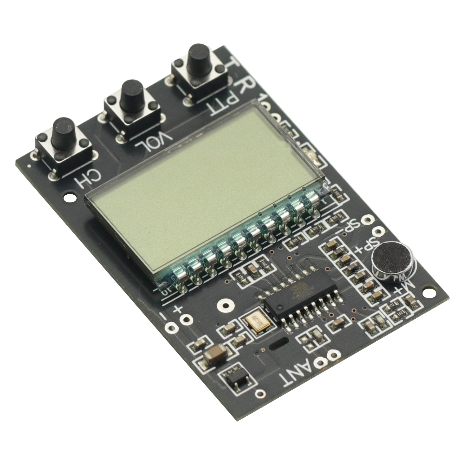 1 STKS Voor FM Walkie Talkie Printplaat Transceiver Alle-in-Een Module FM Zender Ontvanger Module 7 Frequentie 27-480 MHz