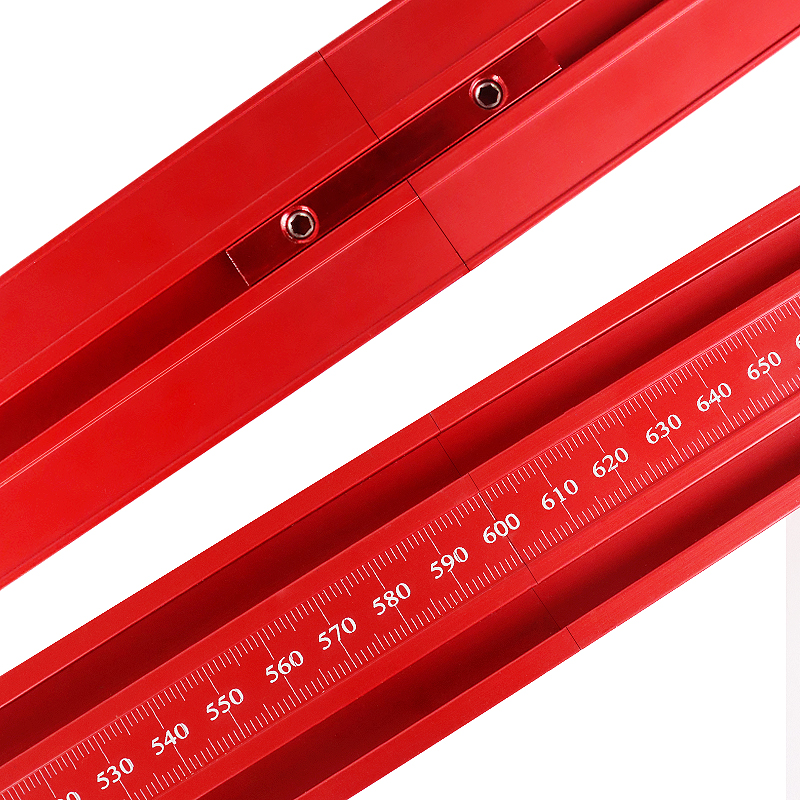 Spur Sah Schiene parallel Führungsschiene 300-1800mm Aluminium Legierung T-Spur-Slot Holzbearbeitung Hilfs Spur