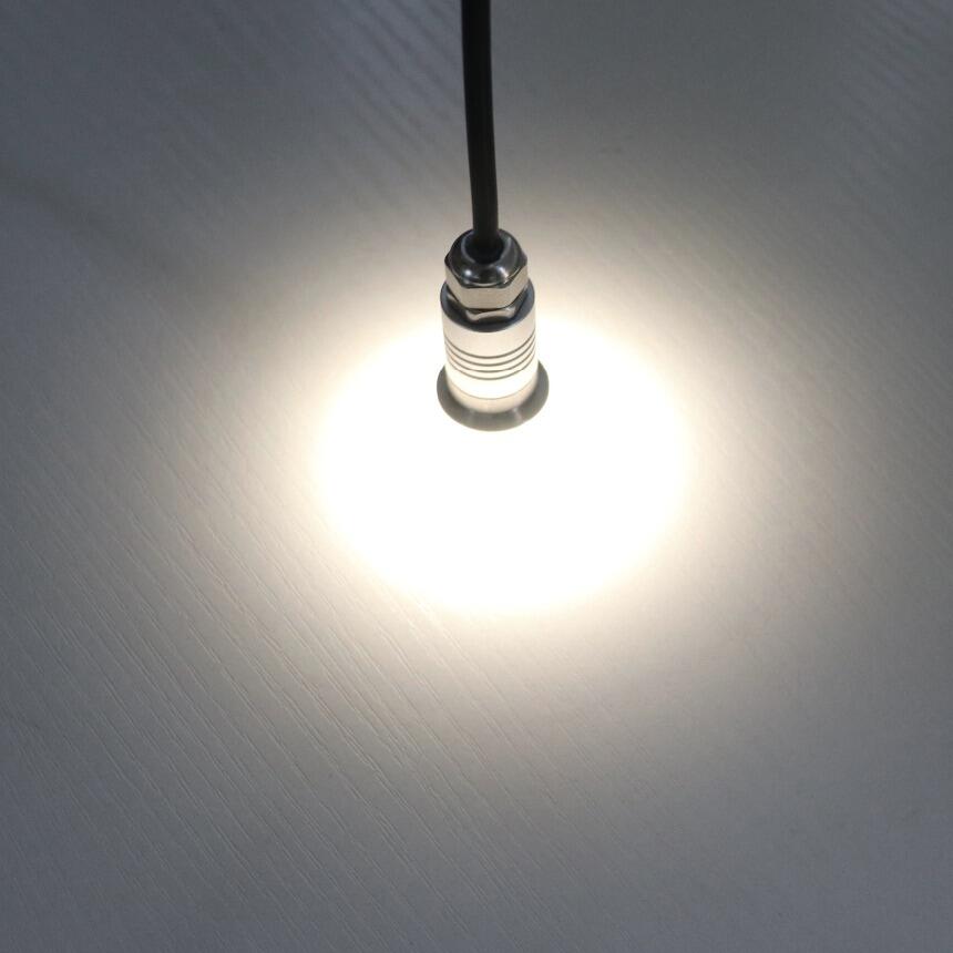 1pcs IP67 1W aluminium LED outdoor Ondergrondse Lamp waterdicht Dek licht gaden ingegraven verzonken stappen floor lights grondspot