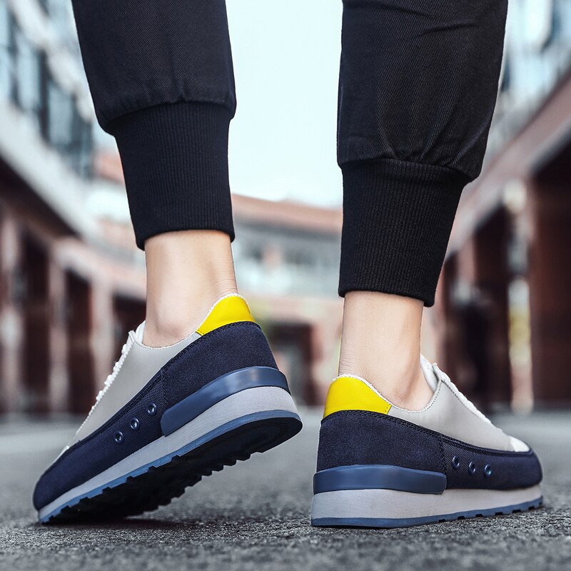 Canvas skor sommar höst sneakers herr fritidsskor ventilerande mesh skor för herr loafers sneakers herr tränare