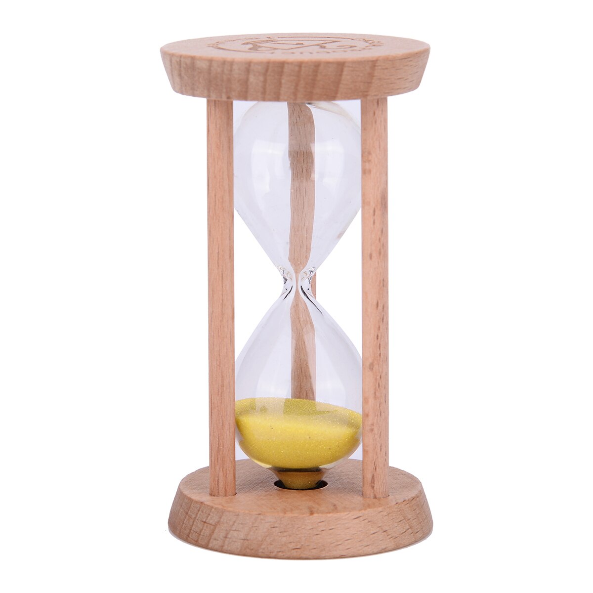 Wooden Hourglass Sand Clock 1/3 Minutes Sand Clock Timer Time Counter Classroom Game Timer Home Decor: Yellow / 3min