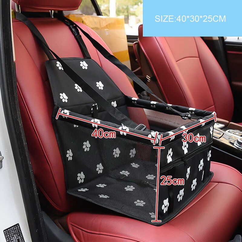 Travel Pet Dog Car Carrier Seat Bag Folding Hammock Waterproof Basket Safety Mesh Hanging Bags Dogs Seat Bag Basket Carrier