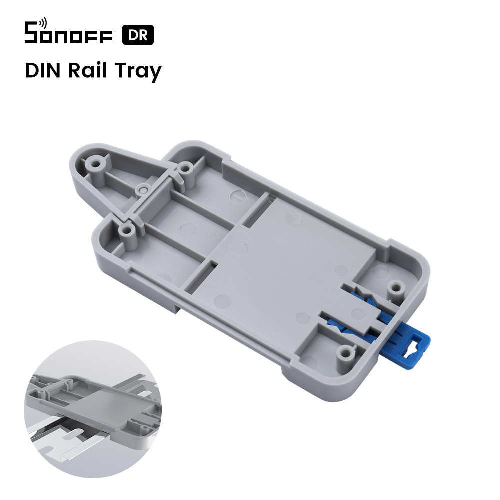 Itead Sonoff Dr Din Rail Lade Verstelbare Gemonteerd Rail Case Houder Gemonteerd Verstelbare Voor Sonoff Basic Rf Dual PowR2 TH10 TH16: SONOFF DR