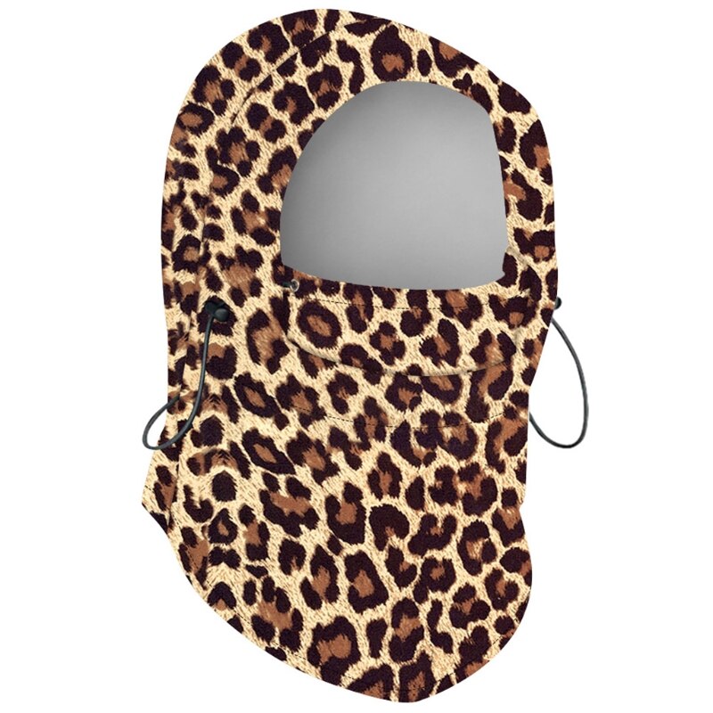 Unisex fleece hætte balaclava hel ansigtsmaske stjernehimmel digital print halsvarmer  a2ua: 4