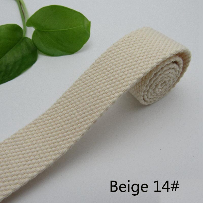 3Meter 50mm Dicke 2mm Leinwand Polyester Baumwolle Gurtband Etikett Band Taschen Rucksack Gurtband Voreingenommenheit Bindung Band DIY NäHenne Handwerk: Beige