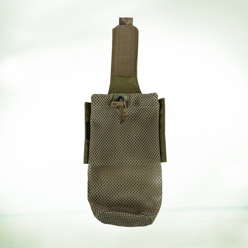 1PC Attachment Molle System Vest Accessory Kit Storage Molle Bag Foldable Bottle Pouch for Outdoor Camping Hiking (Black): As Shown 3