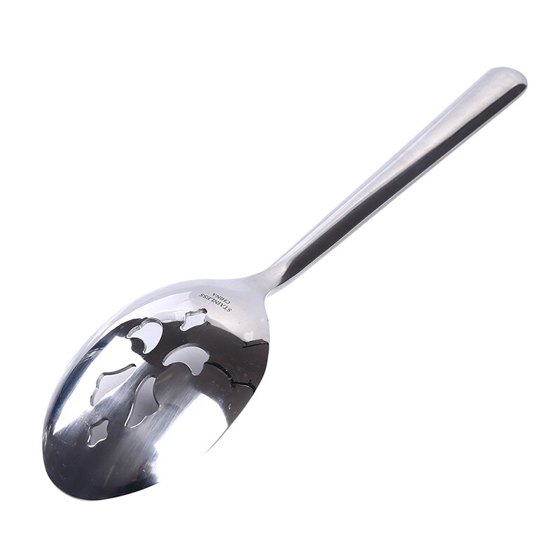 1PC Serving Spoon Set Slotted Skimmer Conlander Stainless Steel Durable Extra Fine Buffet Party Dinner Tableware