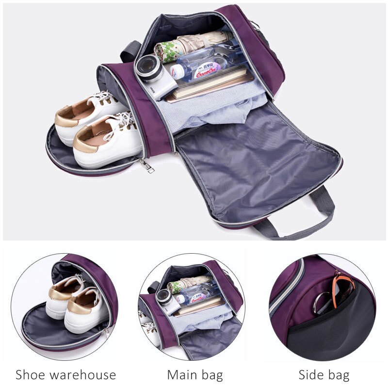 Waterproof Trave Handbag Canvas Sport Bags Shoulder Crossbody Bags For Women Men Luggage Suitcase Casual Outdoor Gym Sport Bag