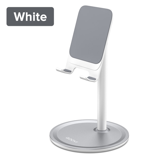 Support de téléphone intelligent et tablette pour bureau, idéale pour l'iPhone 12 Pro Max Mini,: White Stand