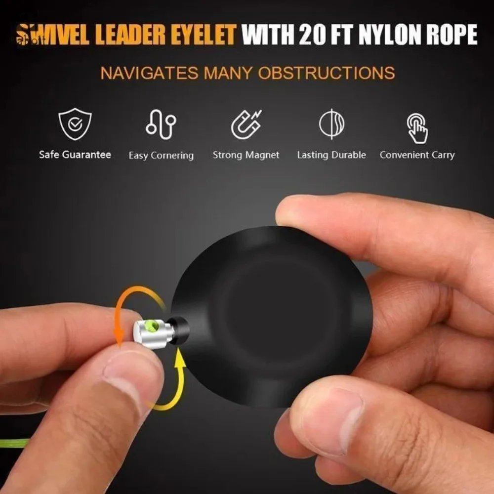 Wiremag Puller Magnetic Cable Pulling System Wall Wire Fishing Guide Tool Garden Repair Threader Easy Use Hand Tool