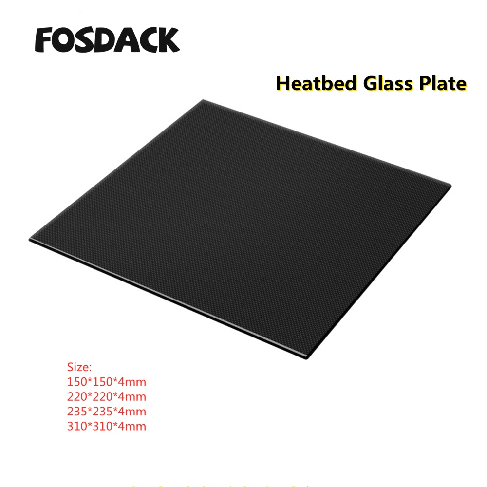 3D Printer Heatbed Glass Plate 235x235 150x150 220x220 310x310 Build Surface Glass Plate For Ender-3 Bed Parts
