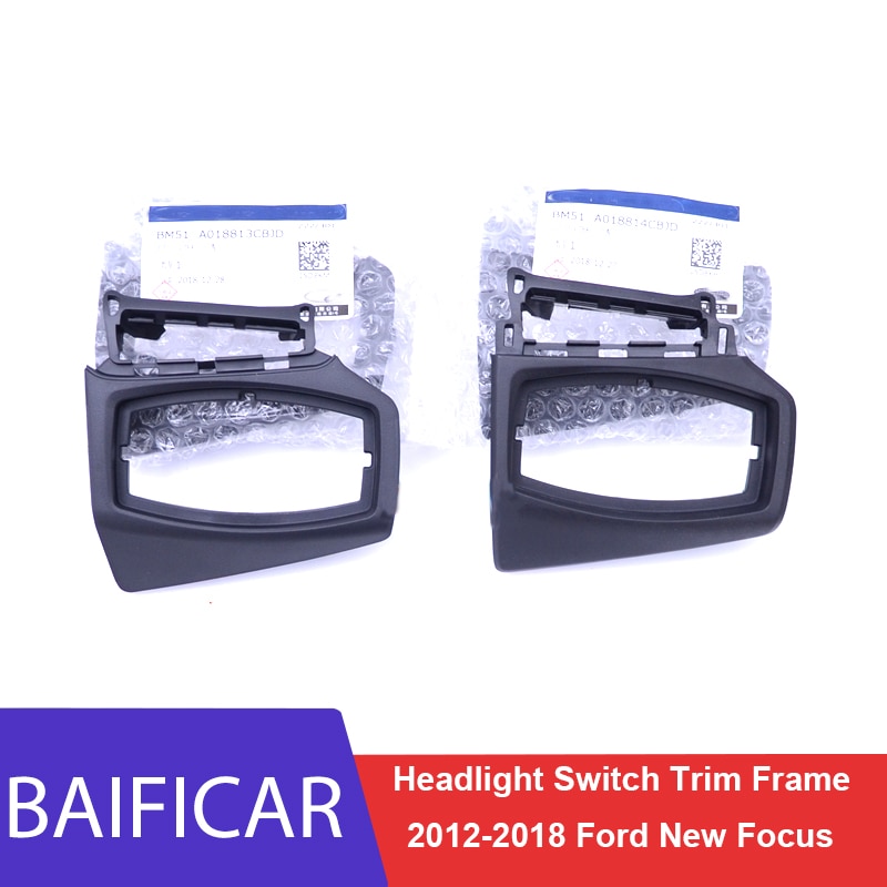 Baificar Brand Genuine Low&High Level Configuration Headlight Switch Trim Frame For Ford Focus
