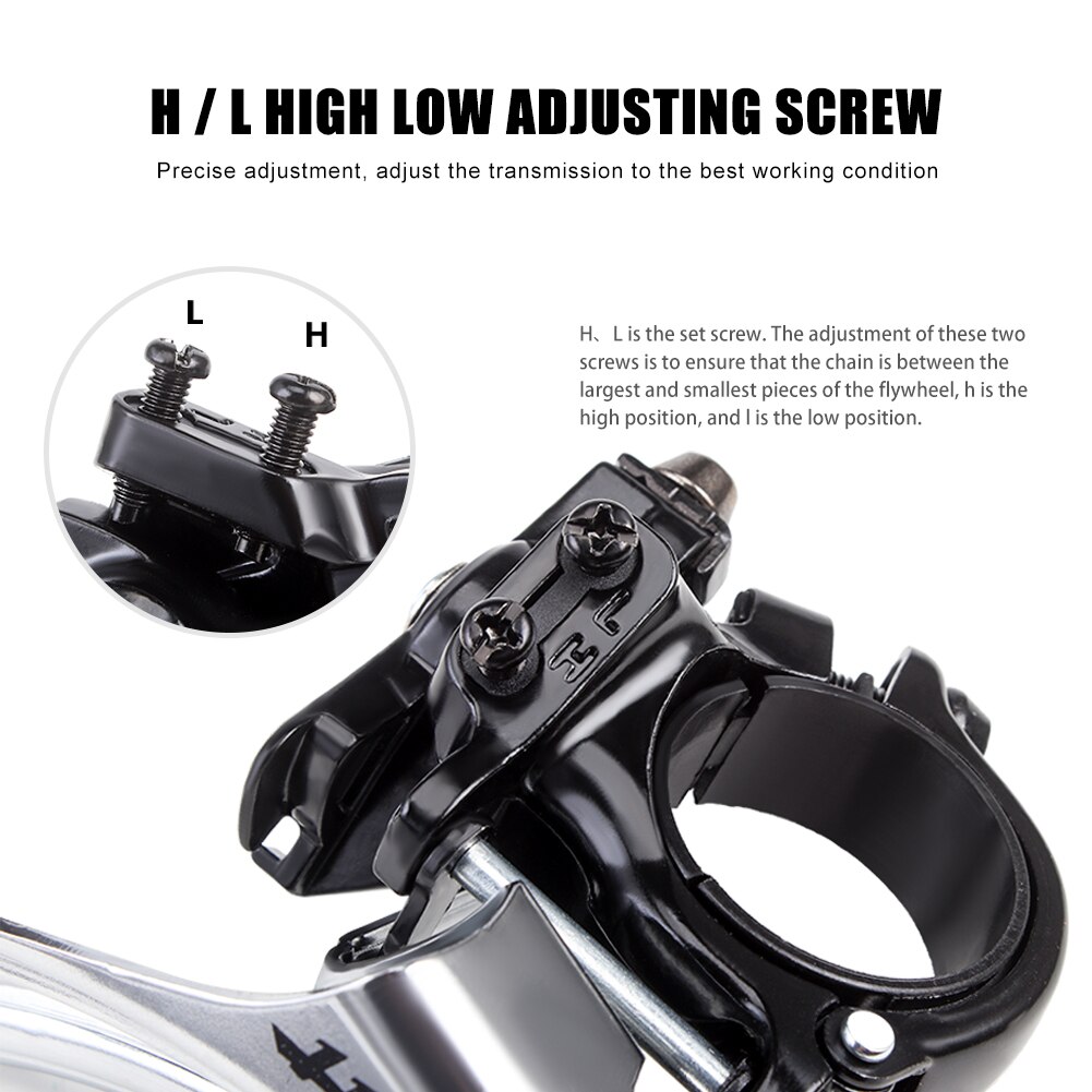 3x7S 3x8S Front derailleur FD M360 21 24 Speed Bike Derailleur Mountain bike On Dual Pull Bicycle Bike Shifter Shift Lever