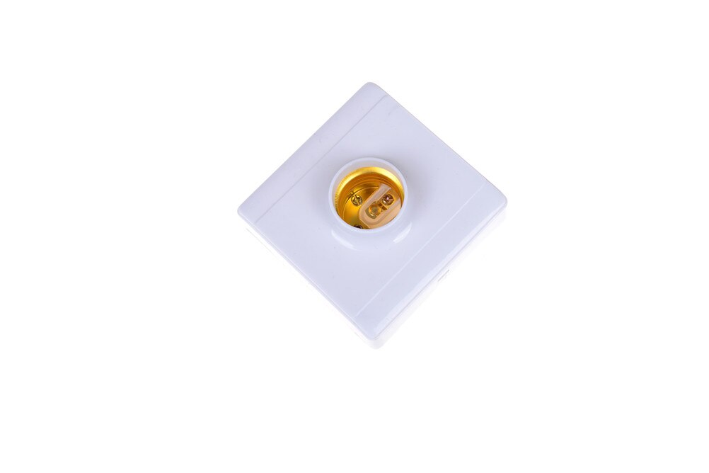 1pc e27 firkantet sokkel lampe pæresokkel lampeholder pc lysholder monteringstilbehør