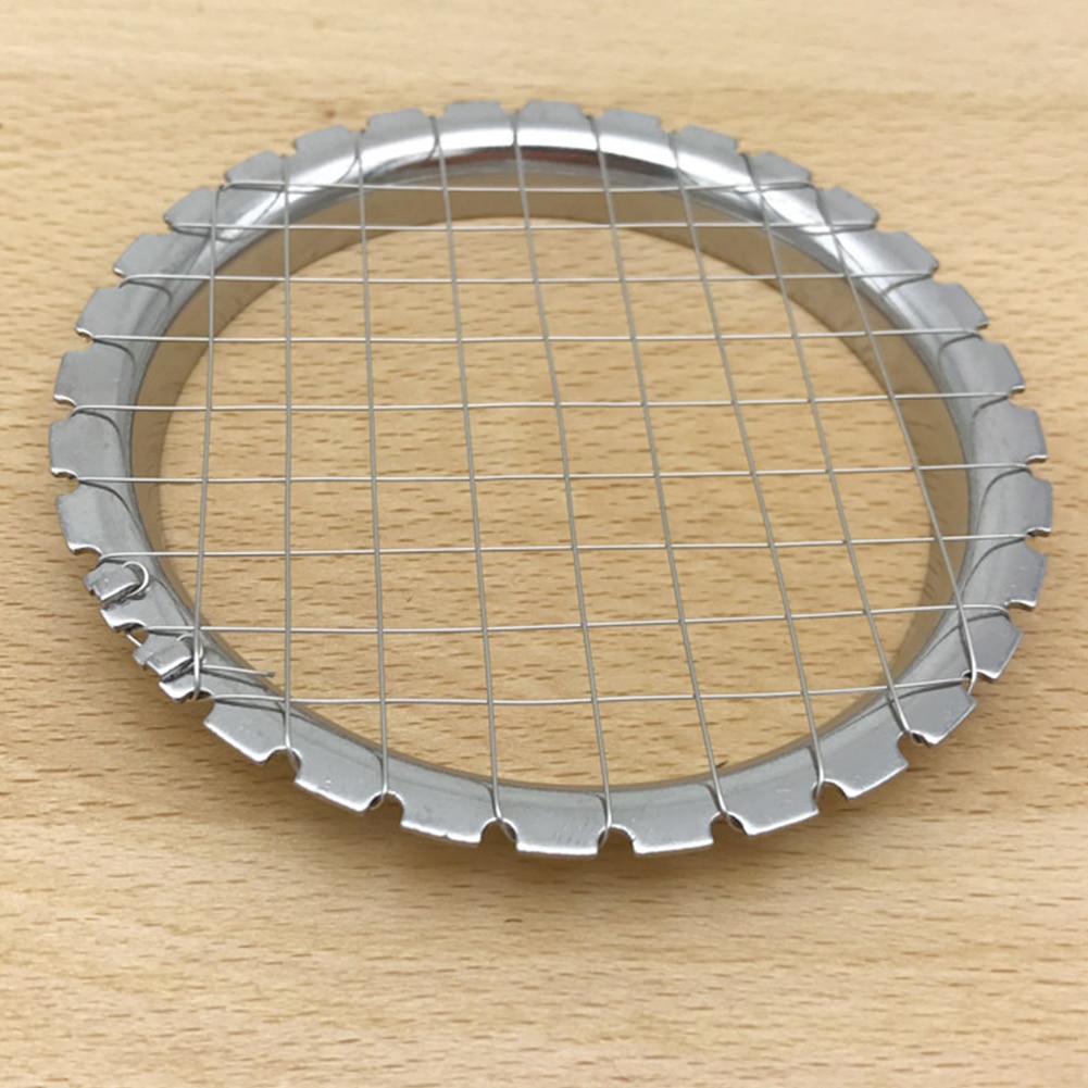 Mashed Potato Hand Press Slicer Stainless Steel Grid Cutter Egg Slicer Potato Slicer Mold Tomato Sectioner Vegetables Salad Tool