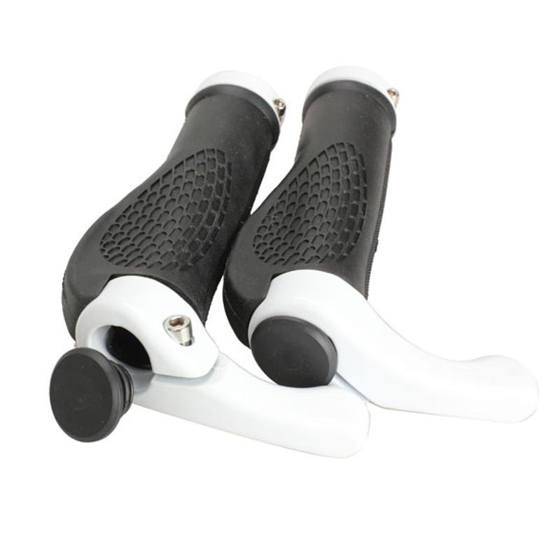 Cycling Lock-On Handlebar Ergonomic Anti-Skid Rubber Grips Bicycles Bike Bar Ends Multicolor 3D Aluminum MTB Road Cycling Parts
