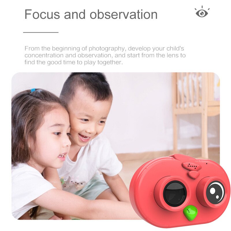 Mignon oiseau appareils photo numériques enfants caméra 8MP 1080P HD enfants caméscopes 2.0 pouces pour enfants cadre numérique de