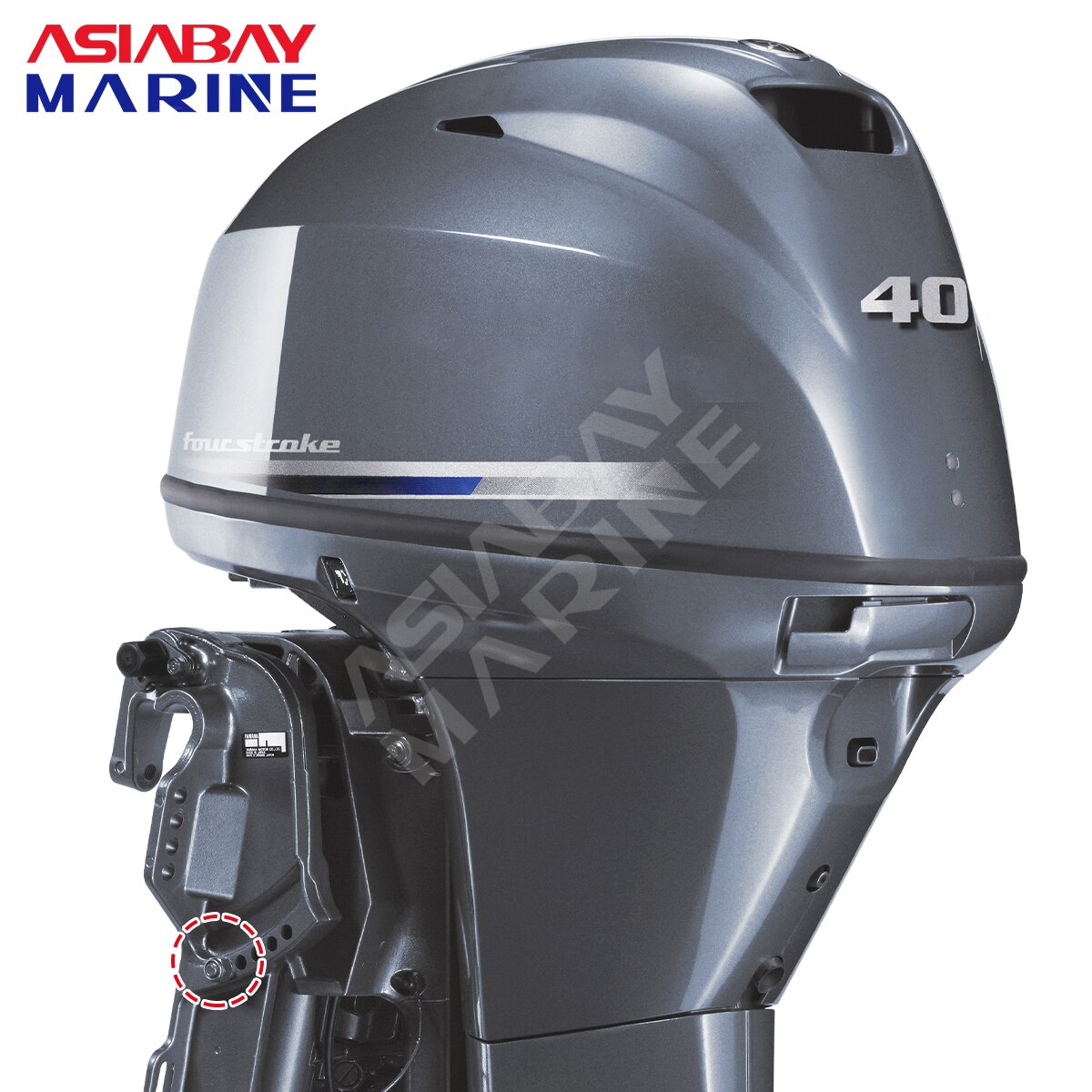 Tilt Trim Rod For Yamaha Outboard 40hp Motor Swivel Bracket Stainless Steel Shaft Boat Ship Marine Engine Part