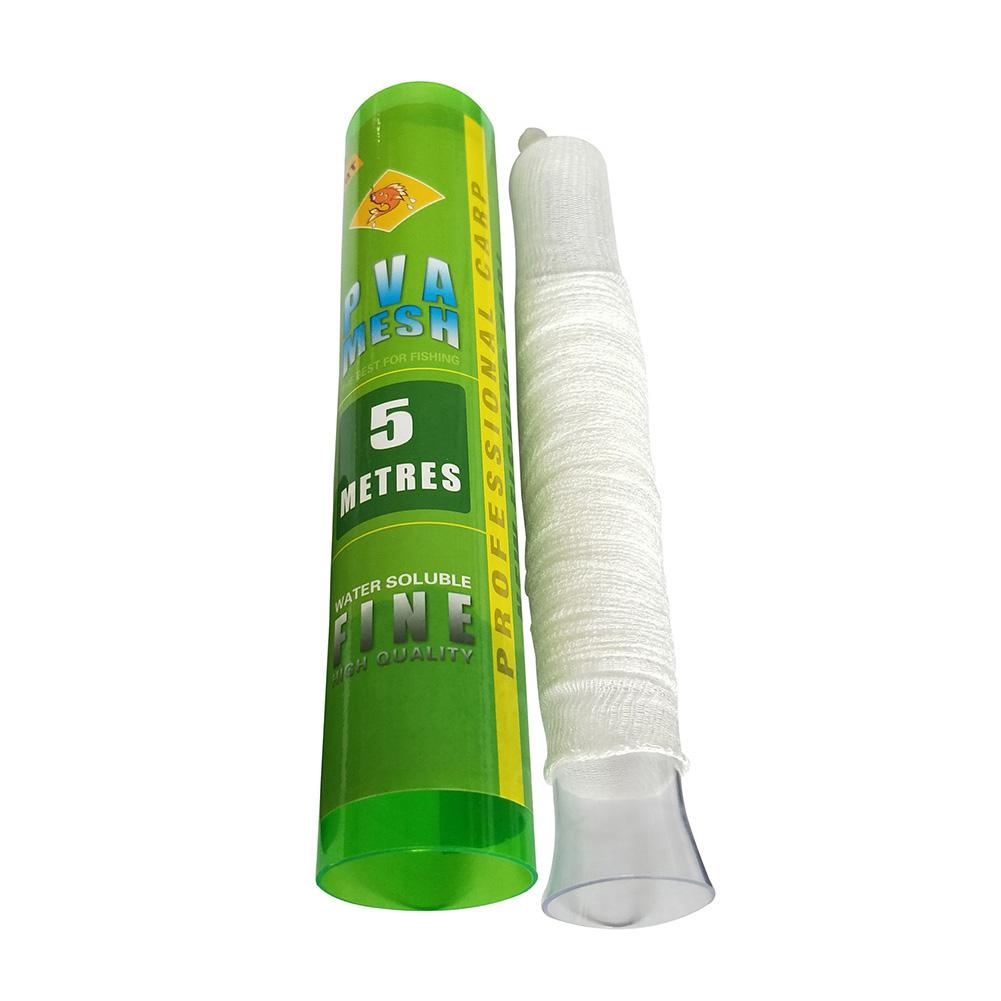 5m 2,5/3,7 cm PVA disolvente malla red recarga carpa pesca media aparejo bolsas de cebo