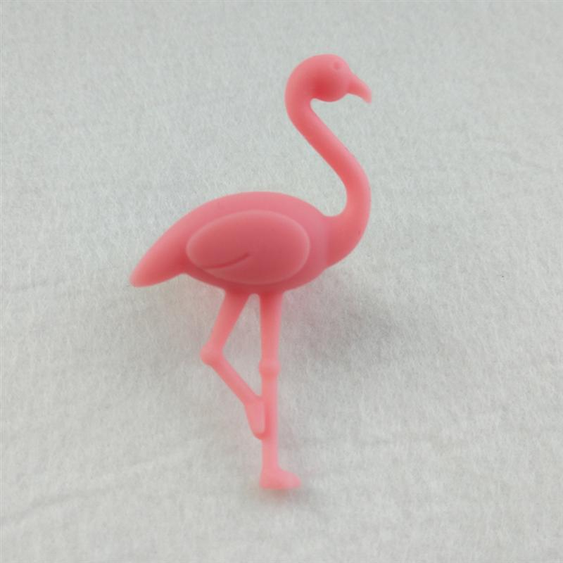 6 stk silikone vinglasmarkør flamingo drink charms label mærke glas identifikation perfekt til fester