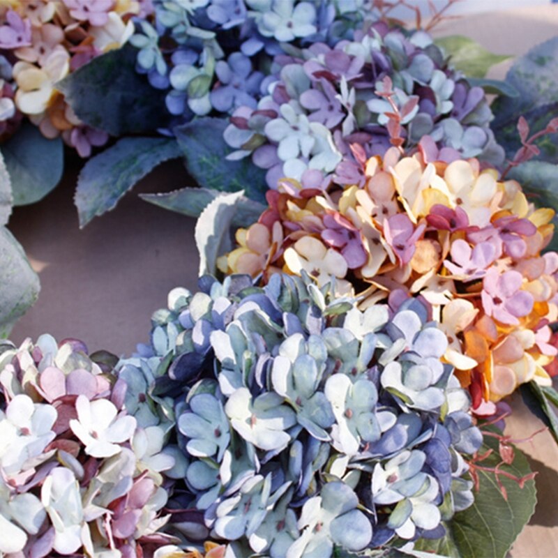 Hortensien kranz Hochzeit Kranz Blume Weihnachten Girlande Heimat tür Dekoration