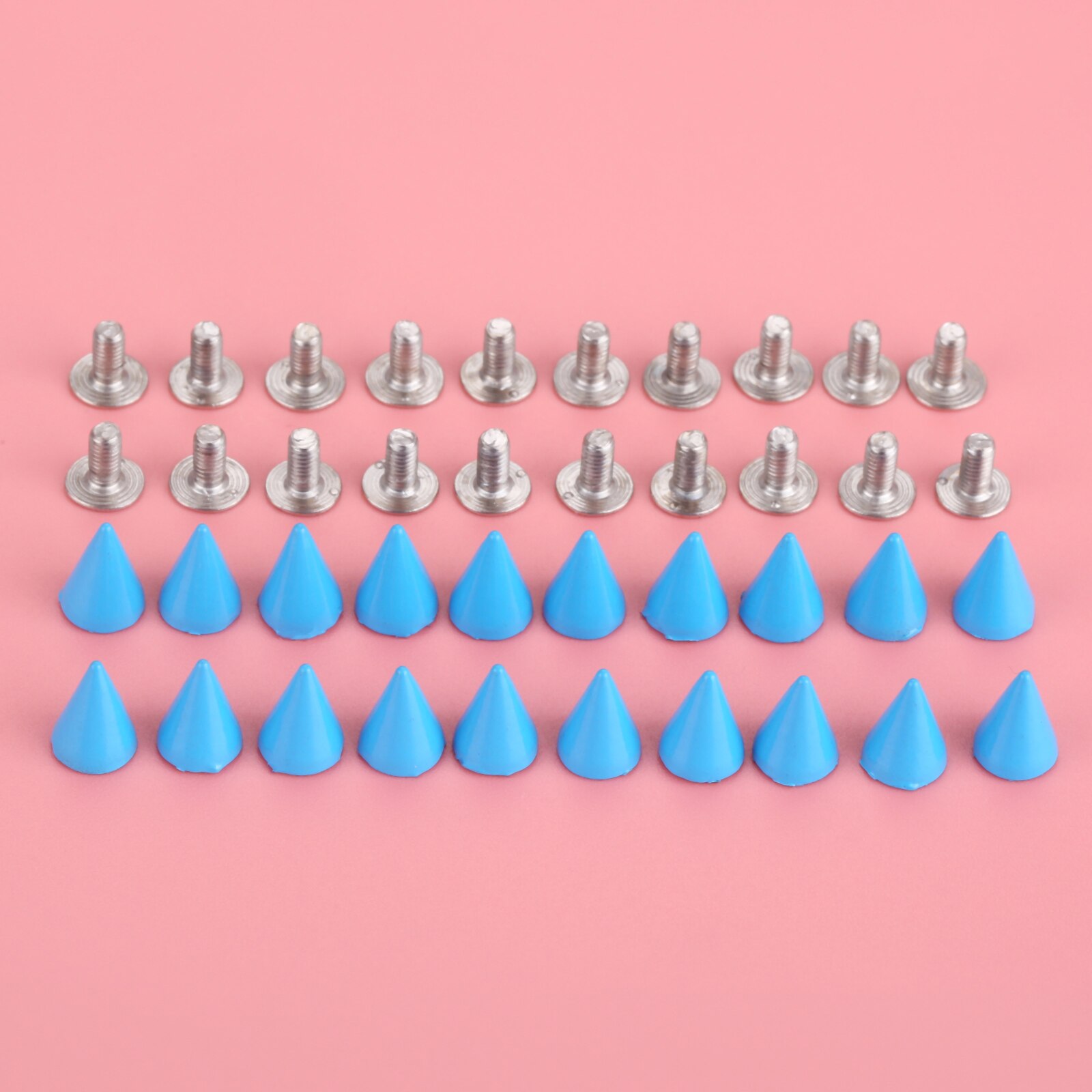 20x Metall Schrauben Knopf Spitze Nieten Handtasche Gürtel Schuhe Punk Bekleidung Leder Schnallen Handwerk Kugel Niet Zucht Spikes DIY handgefertigt