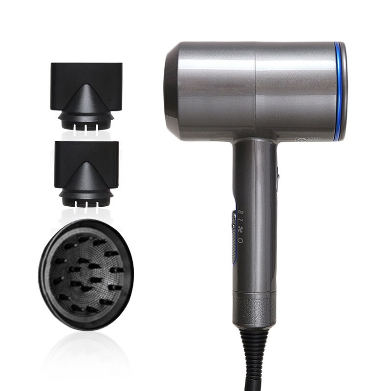 Föhn Professionele Elektrische Föhn Sterke Power Föhn /Cold Air Kappers Blow Haar Drogen Tool: Light Grey / Au