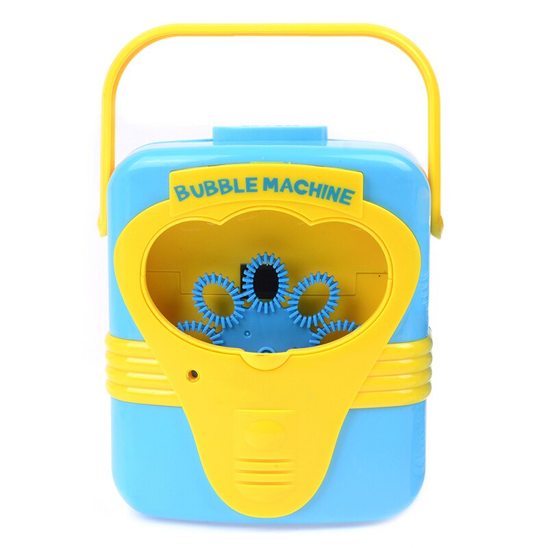 Kids Indoor Outdoor Sports Toy Automatic Electric Handy Bubble Machine Toys Soap Blow Bubbles Blower Maker Bubble Blowing Show