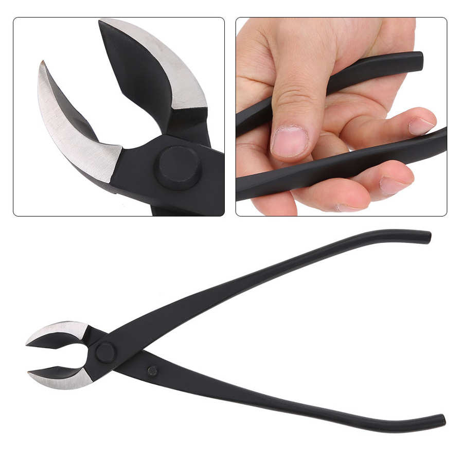 205mm Garden Branch Cutter Hand Forged Bonsai Cutter Concave Branch Cutter Gardening Shears Scissors Garden Scissor Pruning