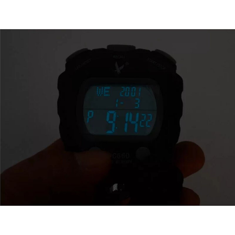 100 memory Stop Watch Chronograph Electronic Digital Night Light Sports Stopwatch Track and Field Referee Equipment