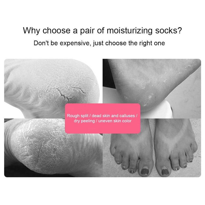 1 paire pieds soin chaussettes hydratant Silicone Gel talon pied maison pied Anti Spa soin craquelures protecteurs utiliser chaussettes peau Suppl N3H7