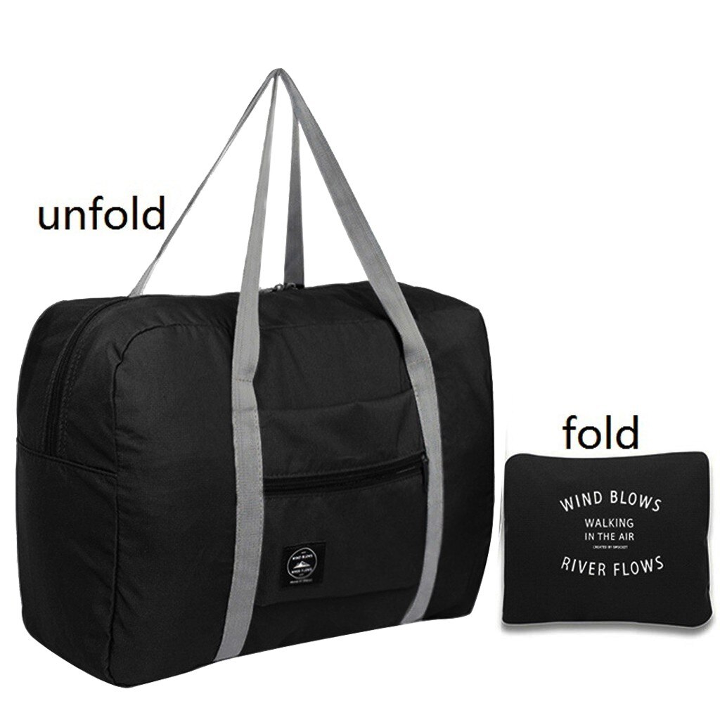 Casual unisex bolsas de grande capacidade duffels sacos de moda topo-alça sacos de viagem de cor sólida ao ar livre saco de ombro com zíper