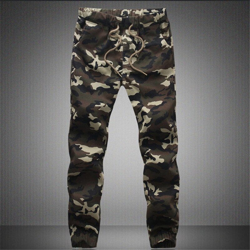 Pantalones camuflados para hombres, pantalones militares informales del ejército, estilo Hip Hop, a la , prendas de vestir, Camuflaje, para correr,: Green Camo / M