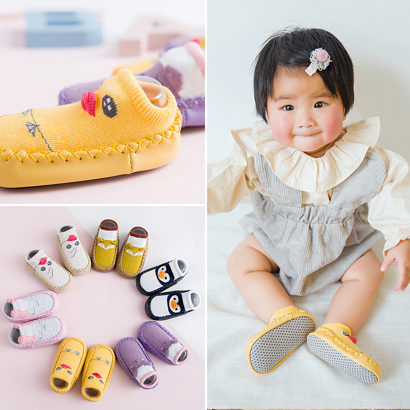 Zeven & Mami Lente Zachte Bodem Cartoon Floor Sokken Antislip Peuter Meisje Jongen Schoenen Floor Sokken Kinderen Kids indoor Leren Zool