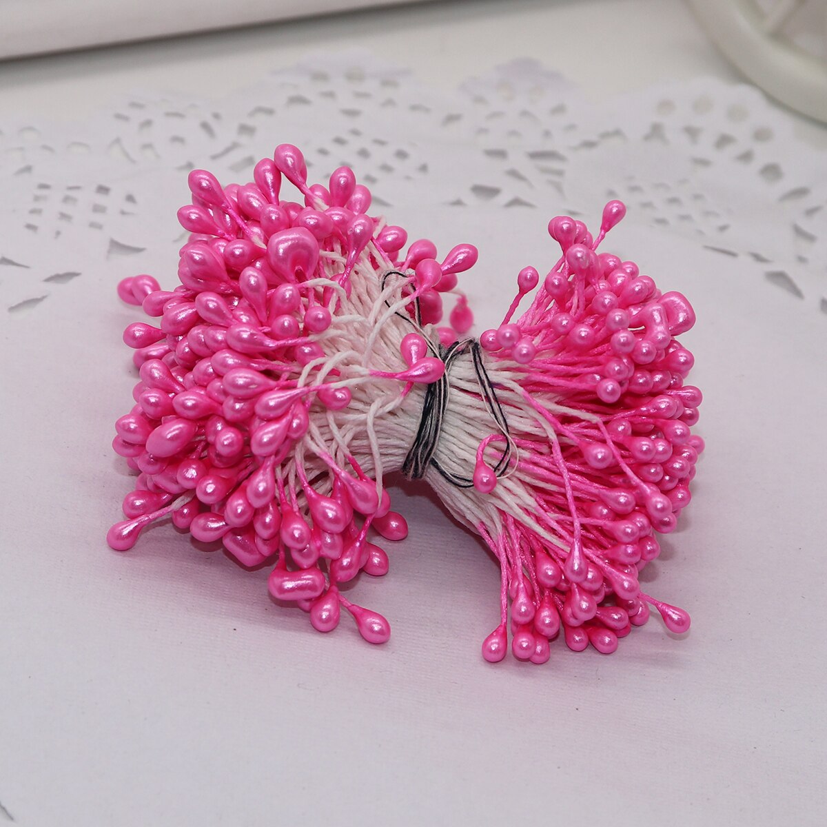 288 pièces 3mm multi couleurs options perle fleur étamine pistil décoration de gâteau pour bricolage Double têtes: 13